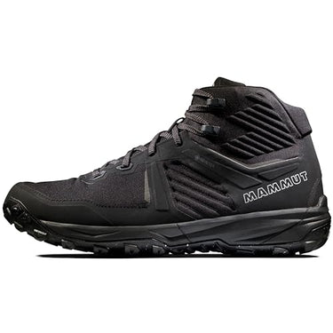 Mammut Ultimate III Mid GTX Men | Trekkingschuhe für Herren, Outdoor Wanderschuhe, Trekking- & Hikingschuhe, wasserdichte Bergschuhe, Gore-Tex Schuhe, Sportschuhe | Black, 10 im Sale